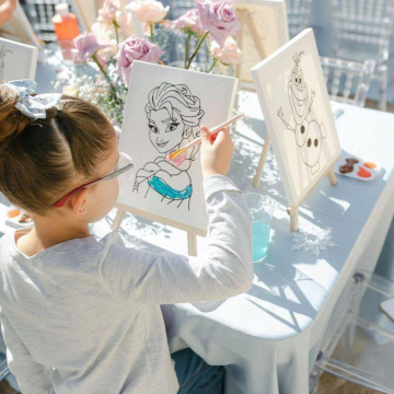 Painting Party Set Up